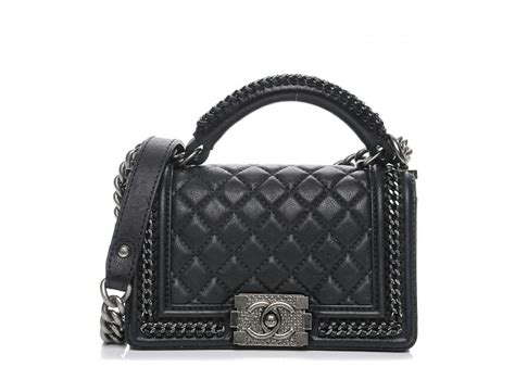 Chanel Boy Flap Diamond Quilted Small Black 